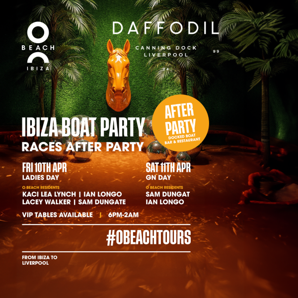 O Beach Races Afterparty Promotional Poster