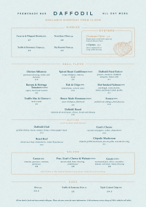 All Day Menu Summer 2026